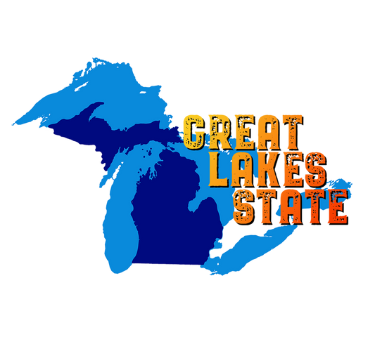 Great Lakes State Sticker, Michigan Motto Gift, Superior, Michigan, Huron, Ontario, Erie