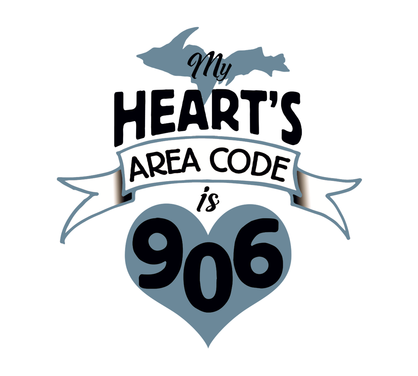 906 Upper Michigan Sticker | Yooper Design | 906 Gift for Yooper