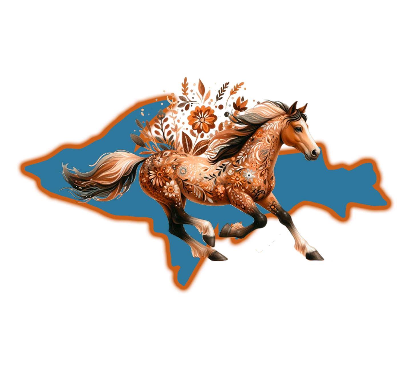 Animal Sticker/Magnet, Horse Lover Gift, Yooper Fridge Magnets