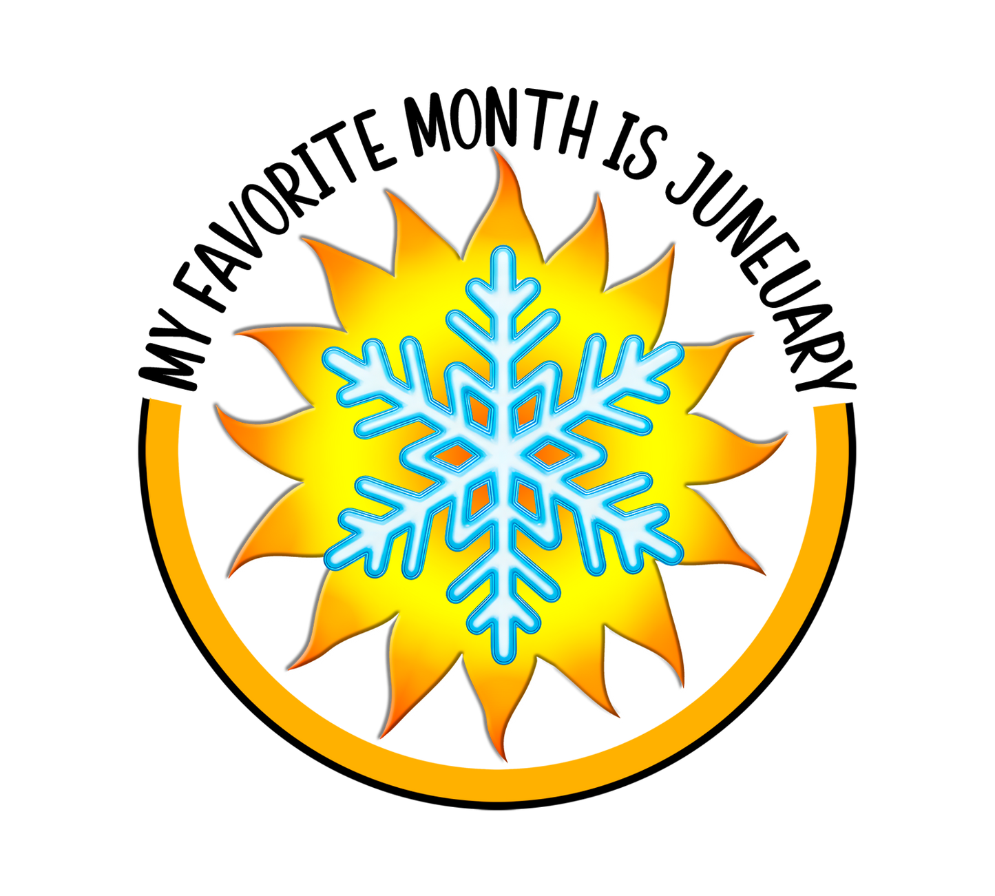 Michigan Winter/Summer Sticker/Magnet, U.P. Seasons, June/January