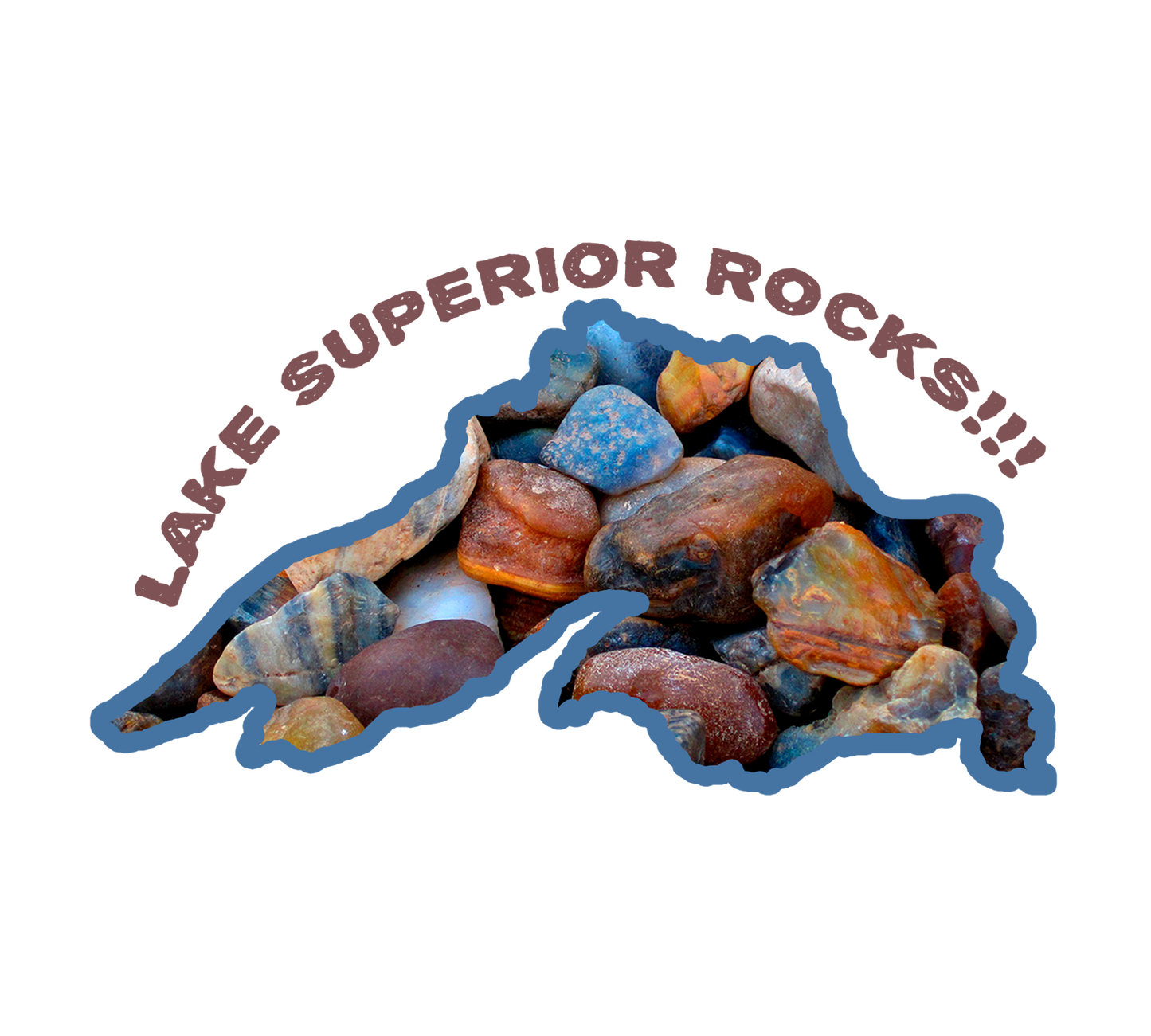 Lake Superior Rocks Sticker/Magnet | Rockhound Gift | Agate Hunters