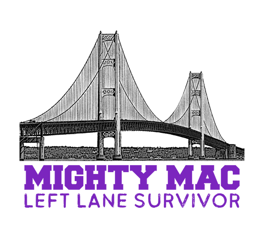 Mackinac Bridge Magnet, Yooper Fridge Magnets, Mighty Mac, Upper and Lower Peninsula Gift