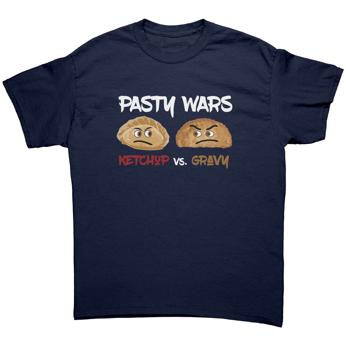 Pasty_Wars_Ketchup_vs_Gravy_-_Dark_Shir_Navy_Mockup.png_16174776
