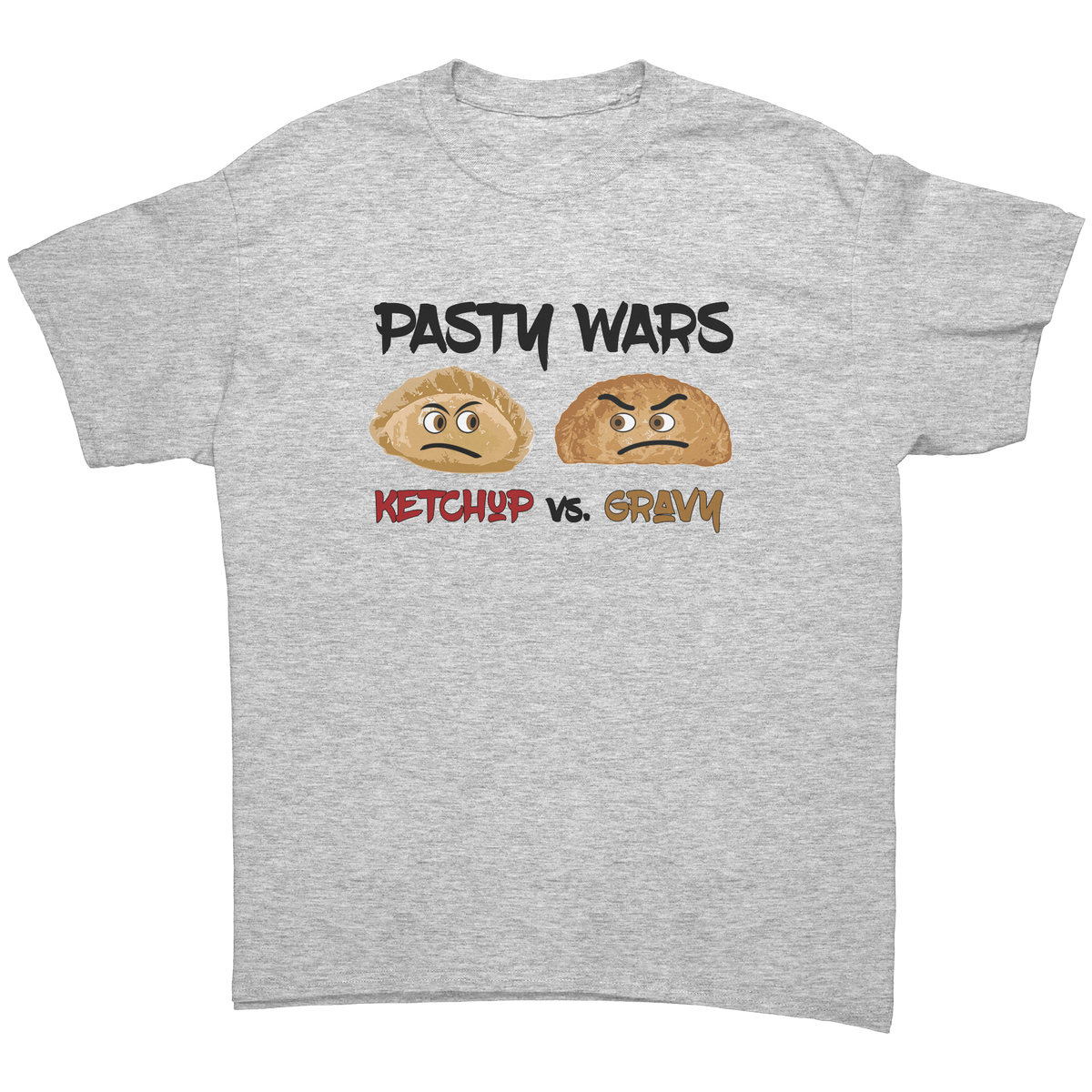 Pasty_Wars_T-shirt_-_Ketchup_vs_Gravy_Ash_Mockup.png_16174770