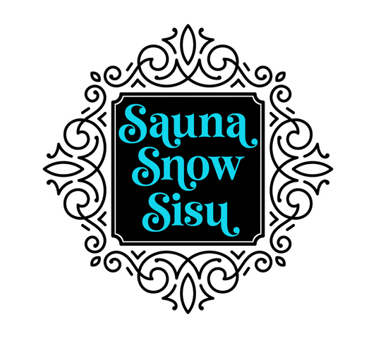 Sauna Snow Sisu Magnet, Finnish Fridge Magnets, Gift for Finns and Yoopers Sticker, Finnish Sisu Gift