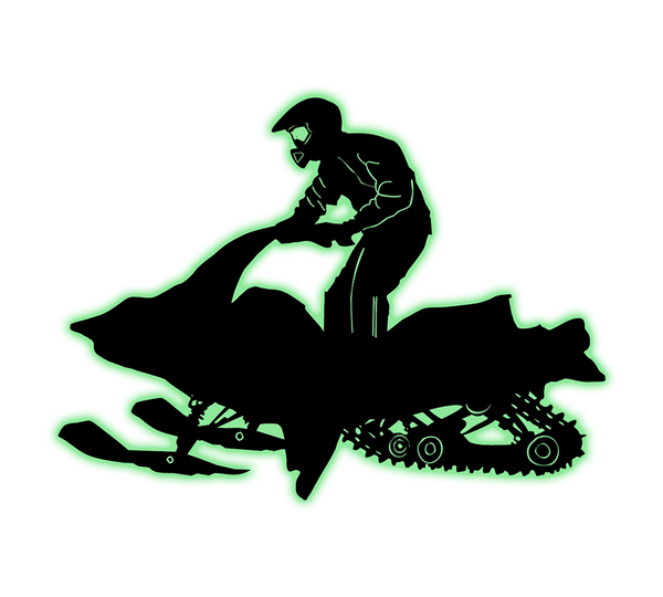 Snowmobile Sticker/Magnet | Upper Michigan | Yooper Winter | Snowmobil ...