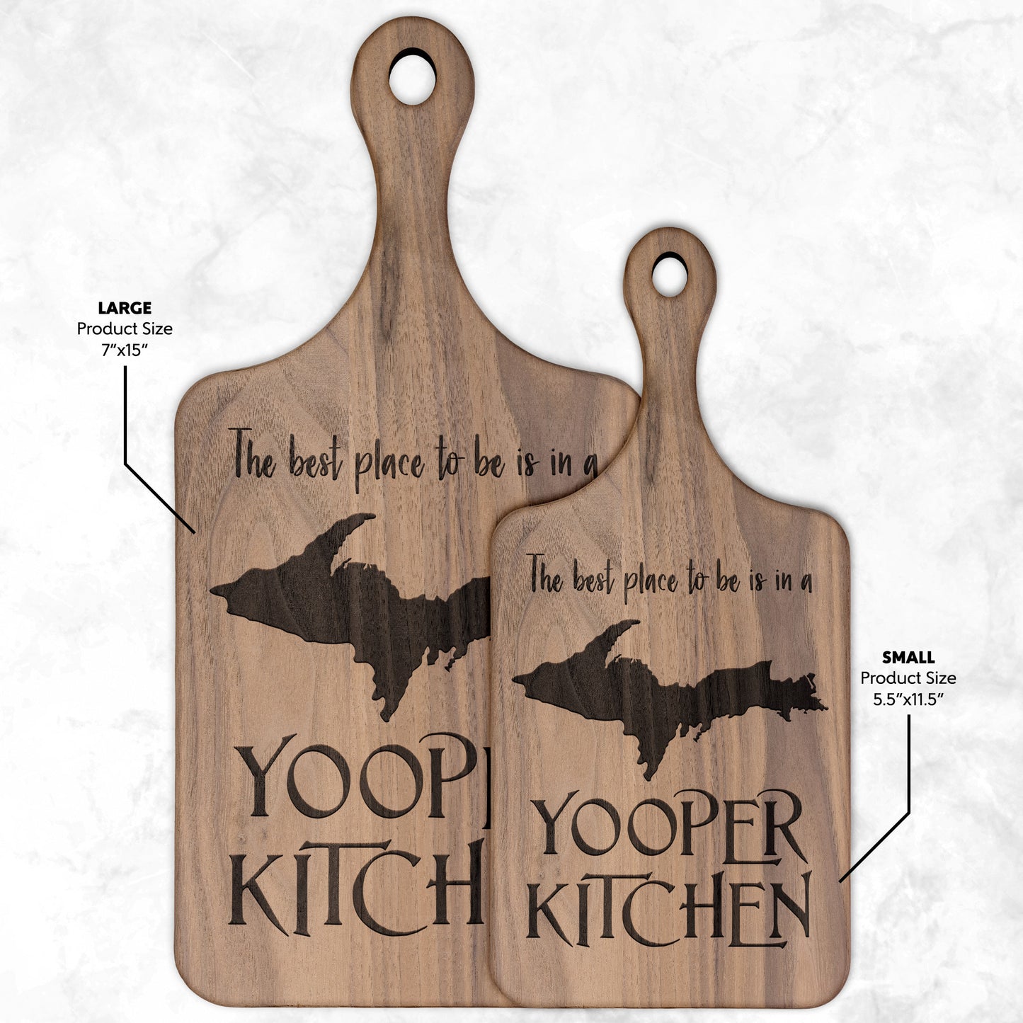 Upper Michigan Cutting Board | Yooper Kitchen | U.P. Gift