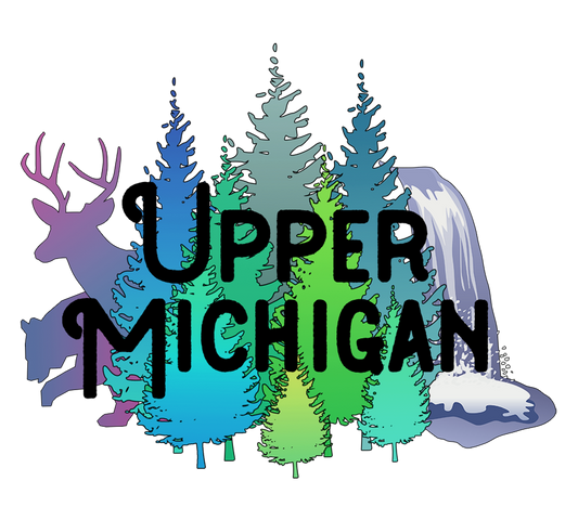 Upper Michigan Sticker | Yooper Design | U.P. Gift for Yooper