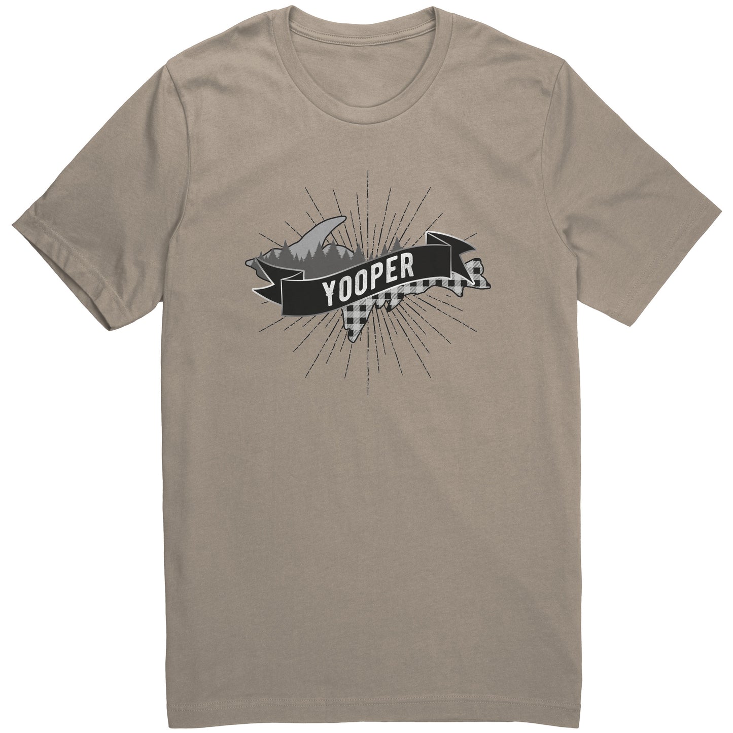 Upper Peninsula T-shirt | Yooper Buffalo Plaid Tee
