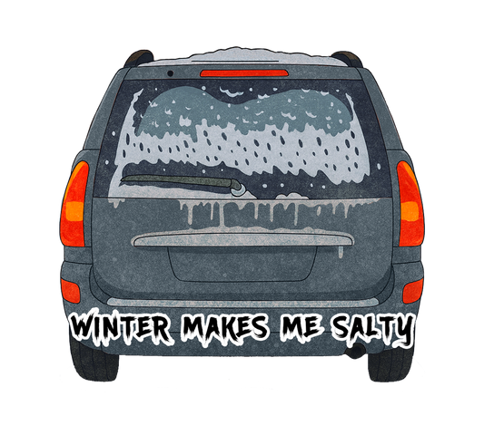 Winter Salty Sticker/Magnet, Yooper Problems, Dirty Cars