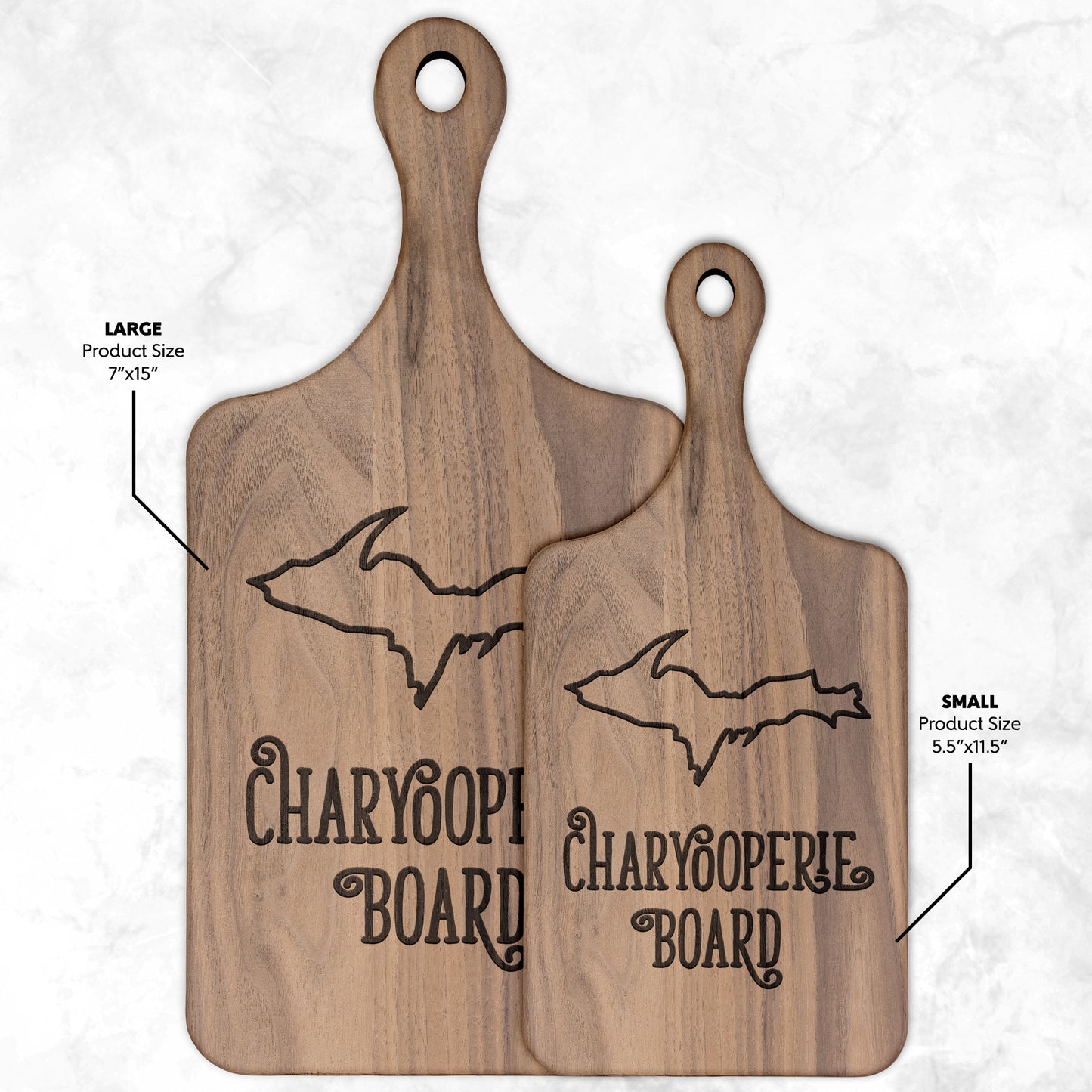 Yooper Charcuterie Board | Upper Michigan Cutting Board | U.P. Gift