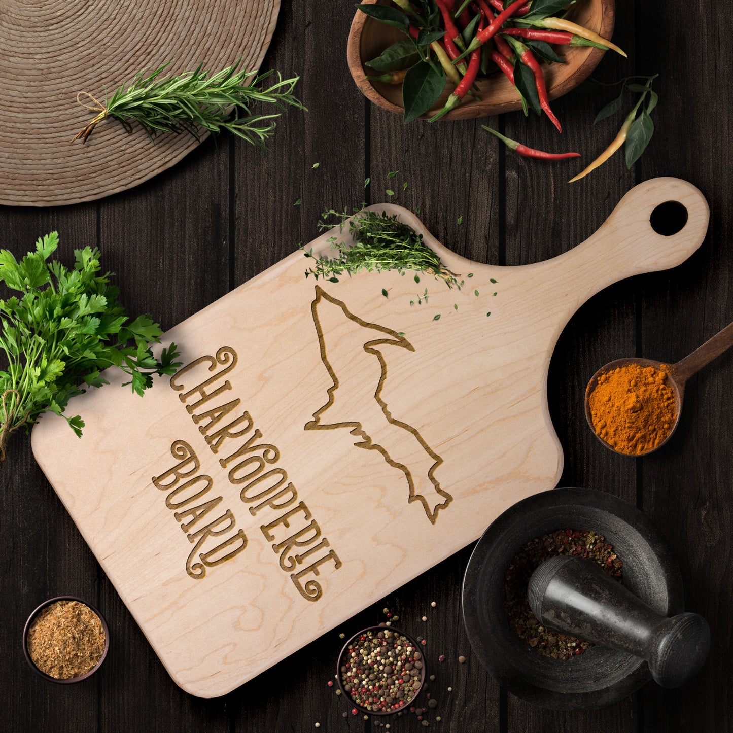 Yooper Charcuterie Board | Upper Michigan Cutting Board | U.P. Gift