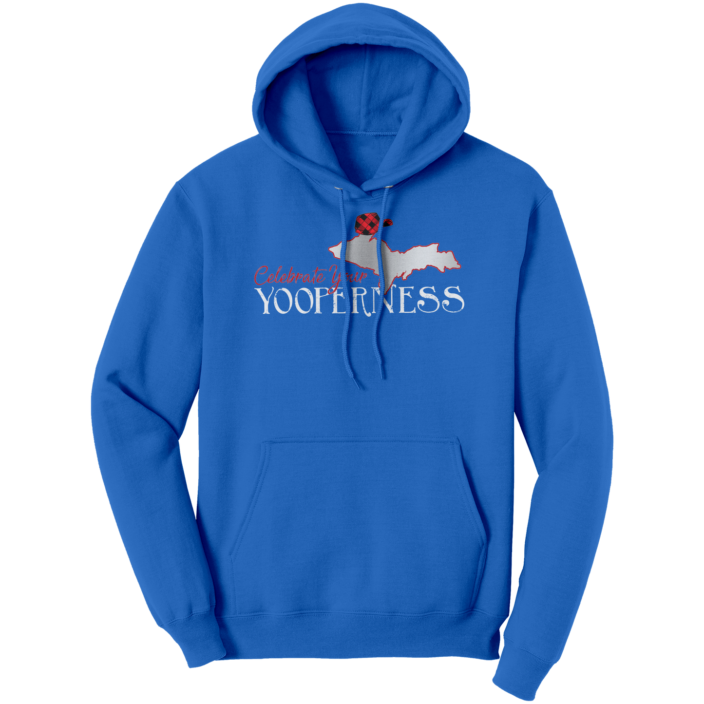 Yooper_Hoodie__Upper_Michigan_Hooded_Sw_Royal_Front_Mockup.png