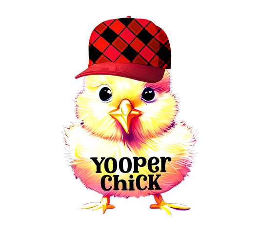Yooper Chick Sticker/Magnet for Yooper Girls, Upper Michigan Woman