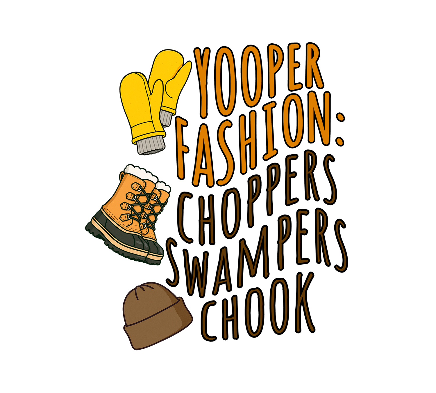 Yooper Fashion Sticker/Magnet | Upper Michigan Clothing Style ...