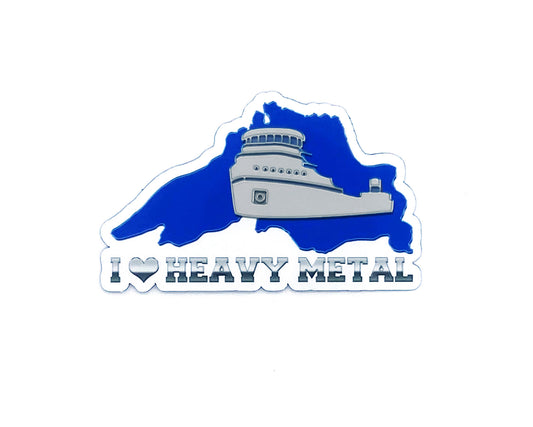 Lake Superior Freighter Magnet, Great Lakes Fridge Magnet, Lakers Shipping Gift, Cargo Vessel