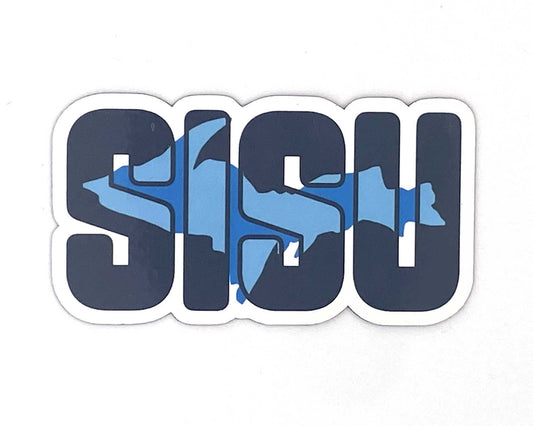 Finnish Sisu Sticker/Magnet, Gift for Finns and Yoopers