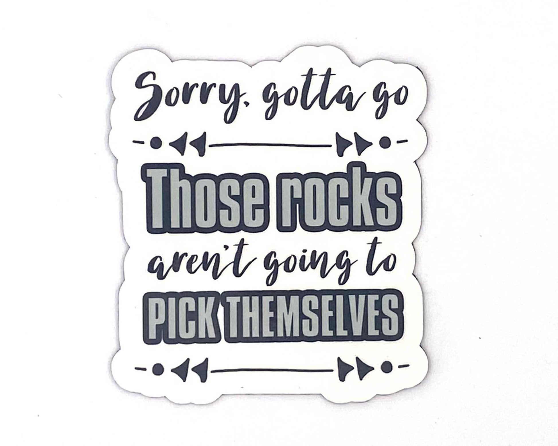 Rockhound Sticker/Magnet, Rock Picker Gift, Agate Gift, Rock Lover Stickers, Rock Picking