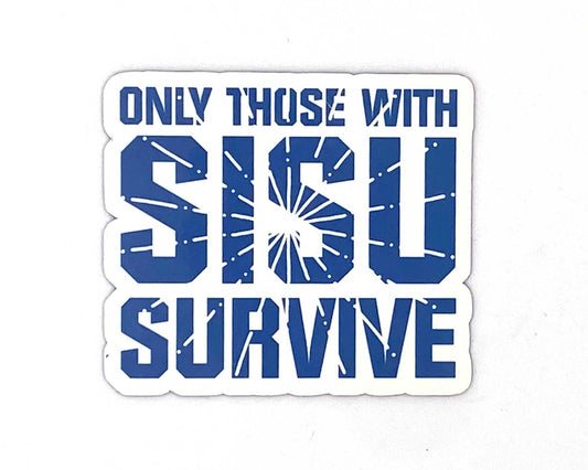 Sisu Sticker/Magnet, Finnish Sisu Gift, Gifts for Finns and Yoopers
