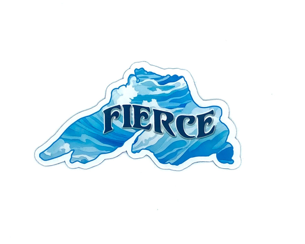 Lake Shape Sticker Lake Superior Sticker, Great Lakes Decal, Lake Lover Gift – Yooperspective