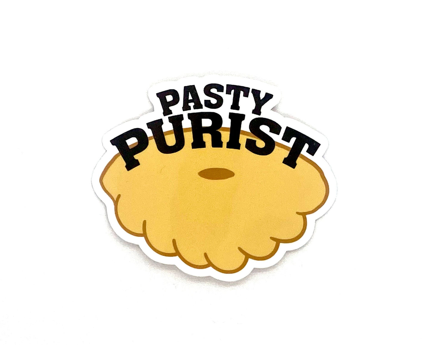 Pasty Purist Sticker, Finnish Stickers, Pasties Gift for Finns and Yoopers