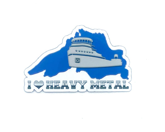 Lake Superior Freighter Sticker, Great Lakes Shipping Decal, Lakers