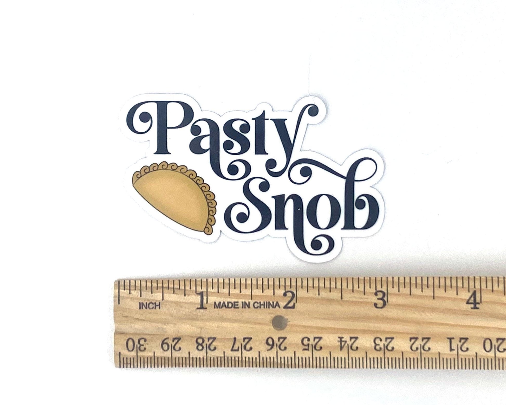 Pasty Snob Sticker, Finnish Stickers, Funny Pasties Gift for Finns and Yoopers