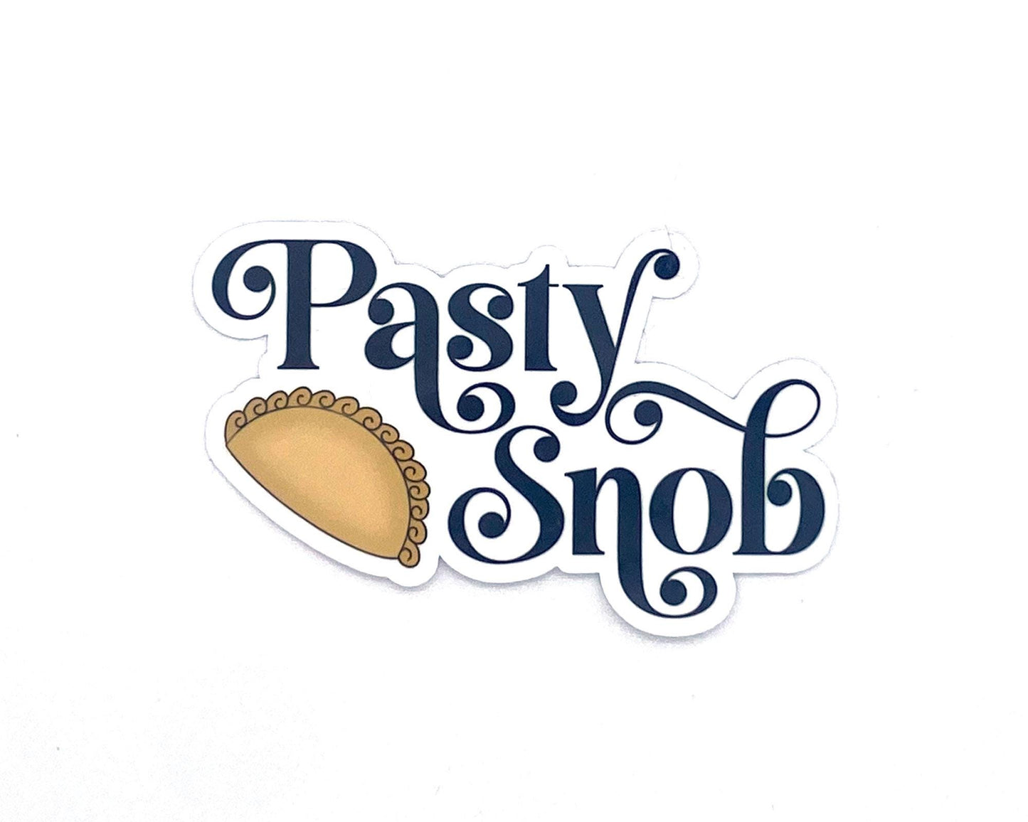 Pasty Snob Sticker, Finnish Stickers, Funny Pasties Gift for Finns and Yoopers