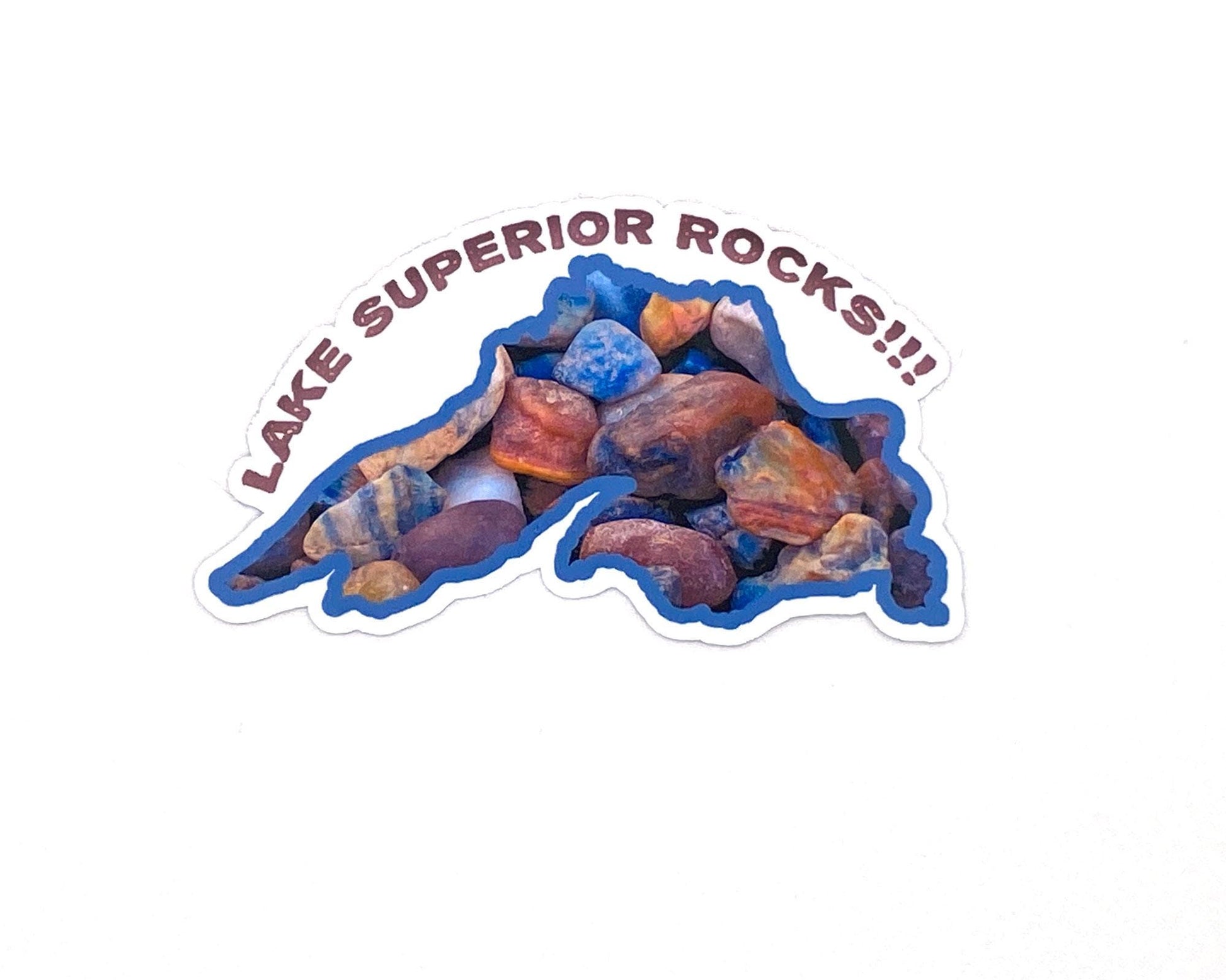 Lake Superior Rocks Magnet, Rockhound Fridge Magnet, Agate Hunters