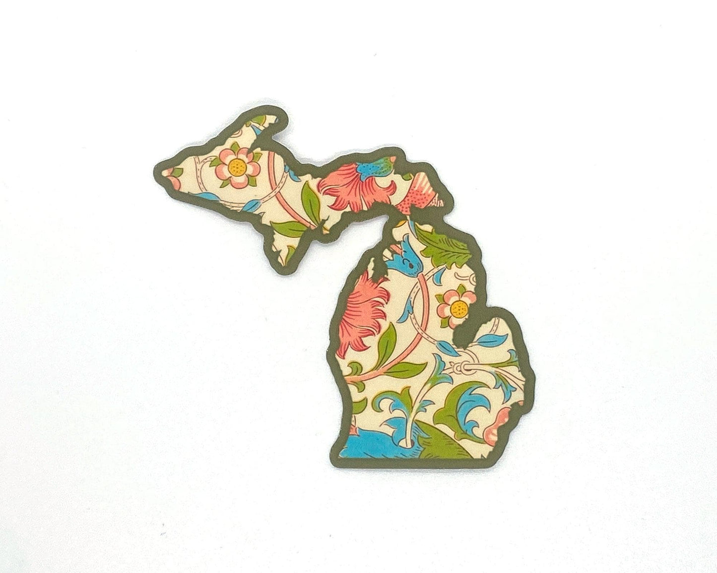 Michigan Flowers Sticker/Magnet, Yooper Floral Design, U.P. Stickers