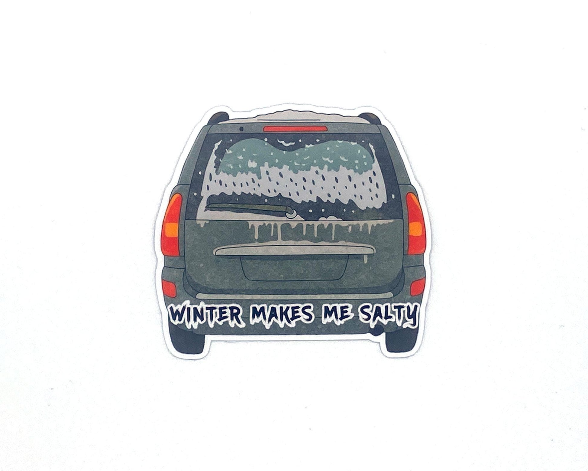 Winter Salty Sticker/Magnet, Yooper Problems, Dirty Cars