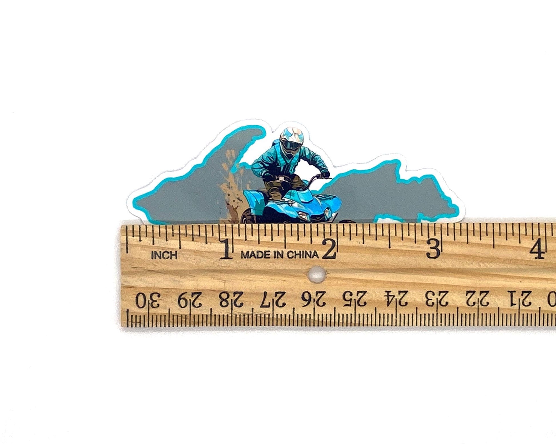 ATV Sticker/Magnet, Yooper 4 Wheeling, Upper Michigan Sports