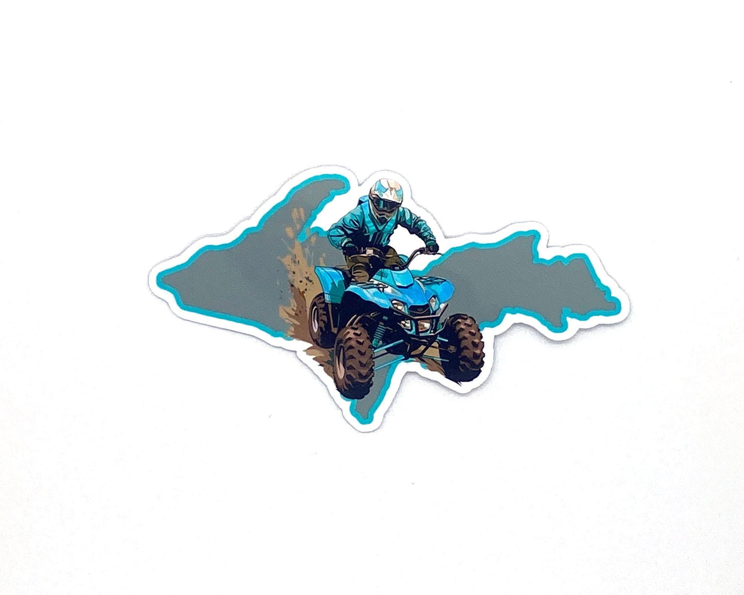ATV Sticker/Magnet, Yooper 4 Wheeling, Upper Michigan Sports