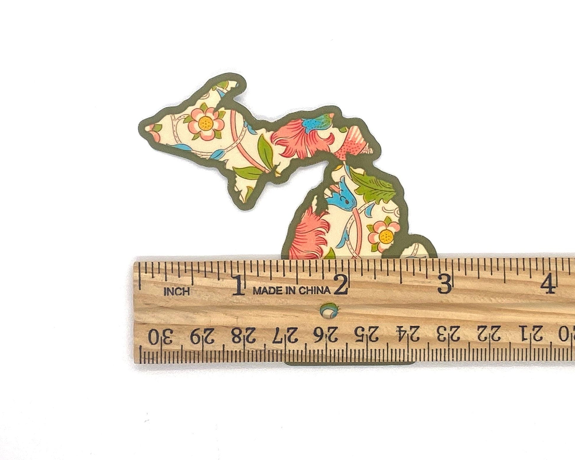 Michigan Flowers Sticker/Magnet, Yooper Floral Design, U.P. Stickers