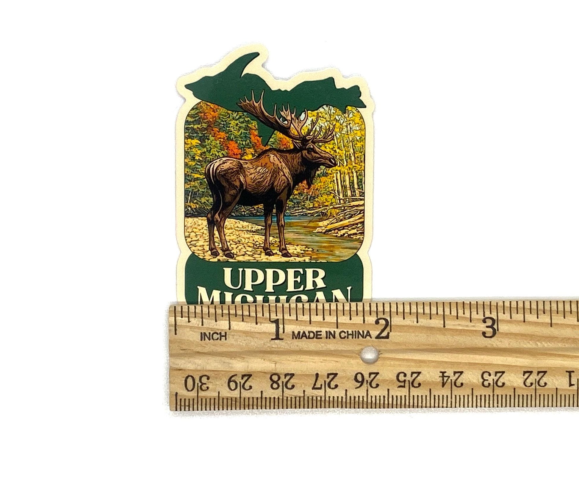 Moose Sticker/Magnet, Upper Michigan, Yooper Gift
