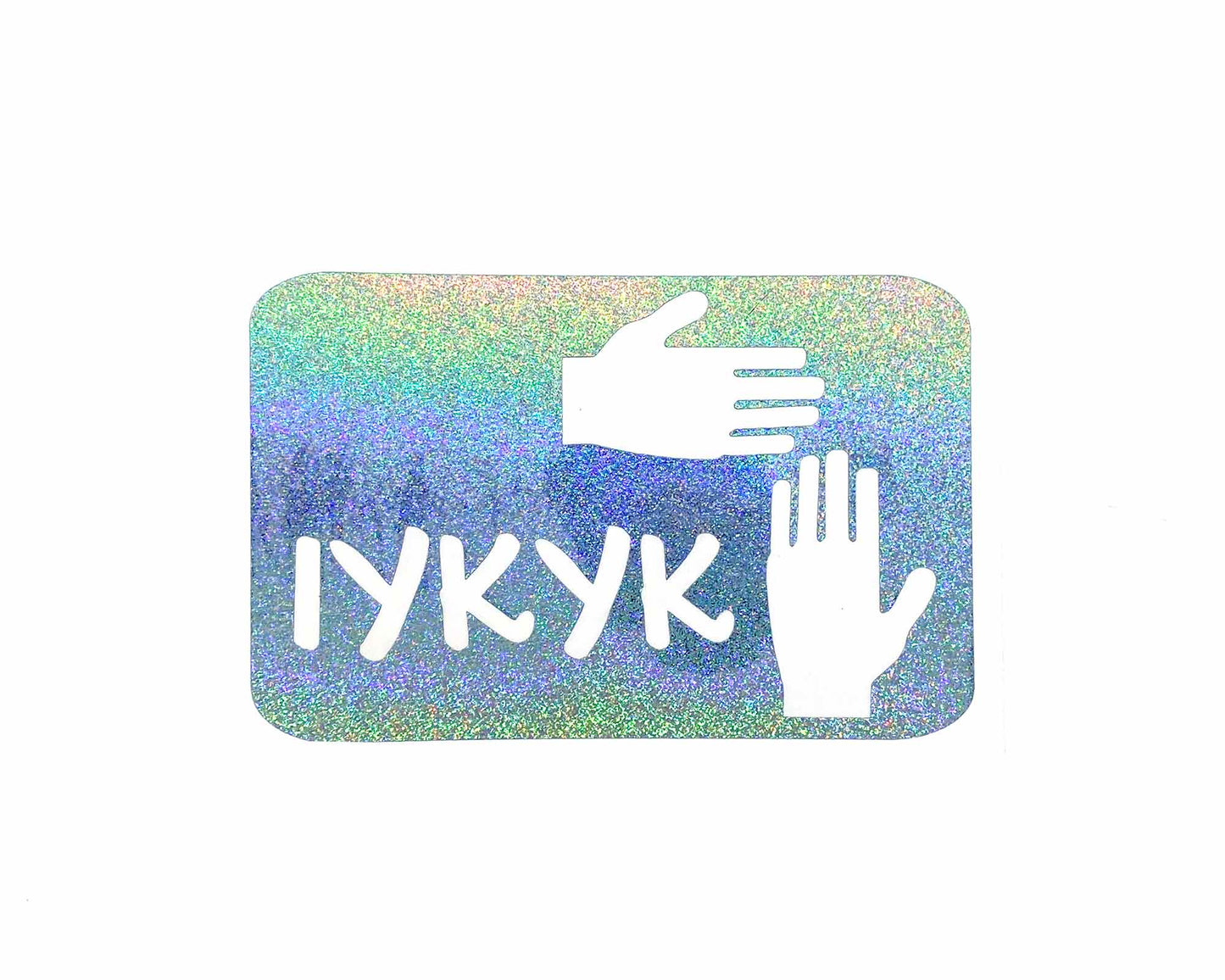 Upper and Lower Michigan Hands Decal, IYKYK, Gift for Michigander