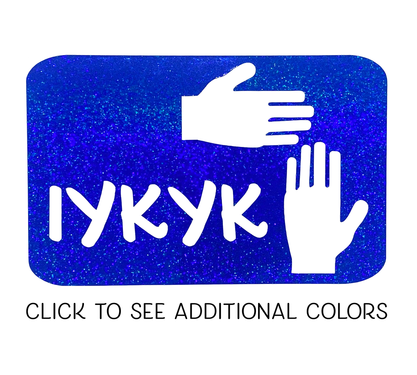 Upper and Lower Michigan Hands Decal, IYKYK, Gift for Michigander