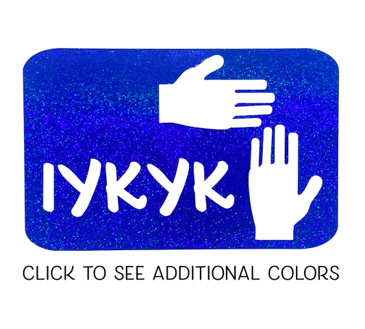 Upper and Lower Michigan Hands Decal, IYKYK, Gift for Michigander