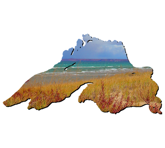 Lake Superior Magnet, Great Lakes Fridge Magnet, Lake Lover Gift for Kitchen