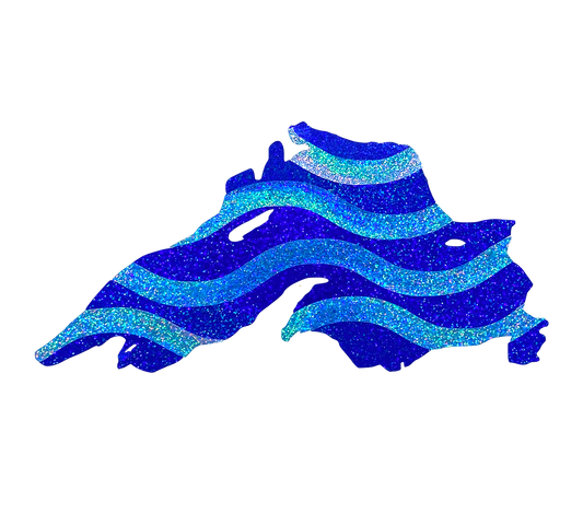 Lake Superior Decal for Car, Great Lakes Decals, U.P. Gift for Yooper, Upper Michigan