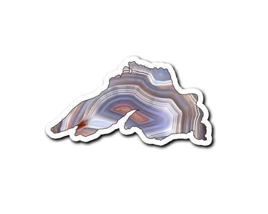 Lake Superior Agate Magnet, Rockhound Gift, Agate Gift, Rock Lover Gifts, Rock Picking Fridge Magnet