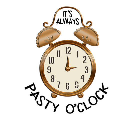 Pasty Magnet, Finnish Fridge Magnets, Pasties Gift for Finns and Yoopers, It's Always Pasty O'Clock