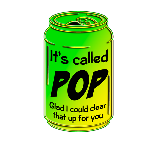 Pop Not Soda Upper Michigan Magnet, UP Fridge Magnets, Yooper Talk, Words