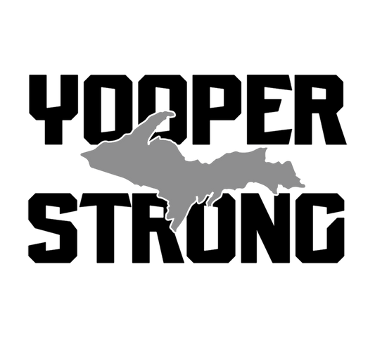 Yooper Strong Magnet, Upper Michigan Fridge Magnets, U.P. Gift