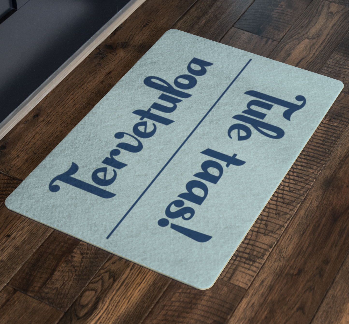 Tervetuloa (Welcome) Finnish Doormat | Tule Taas (Come Again!)