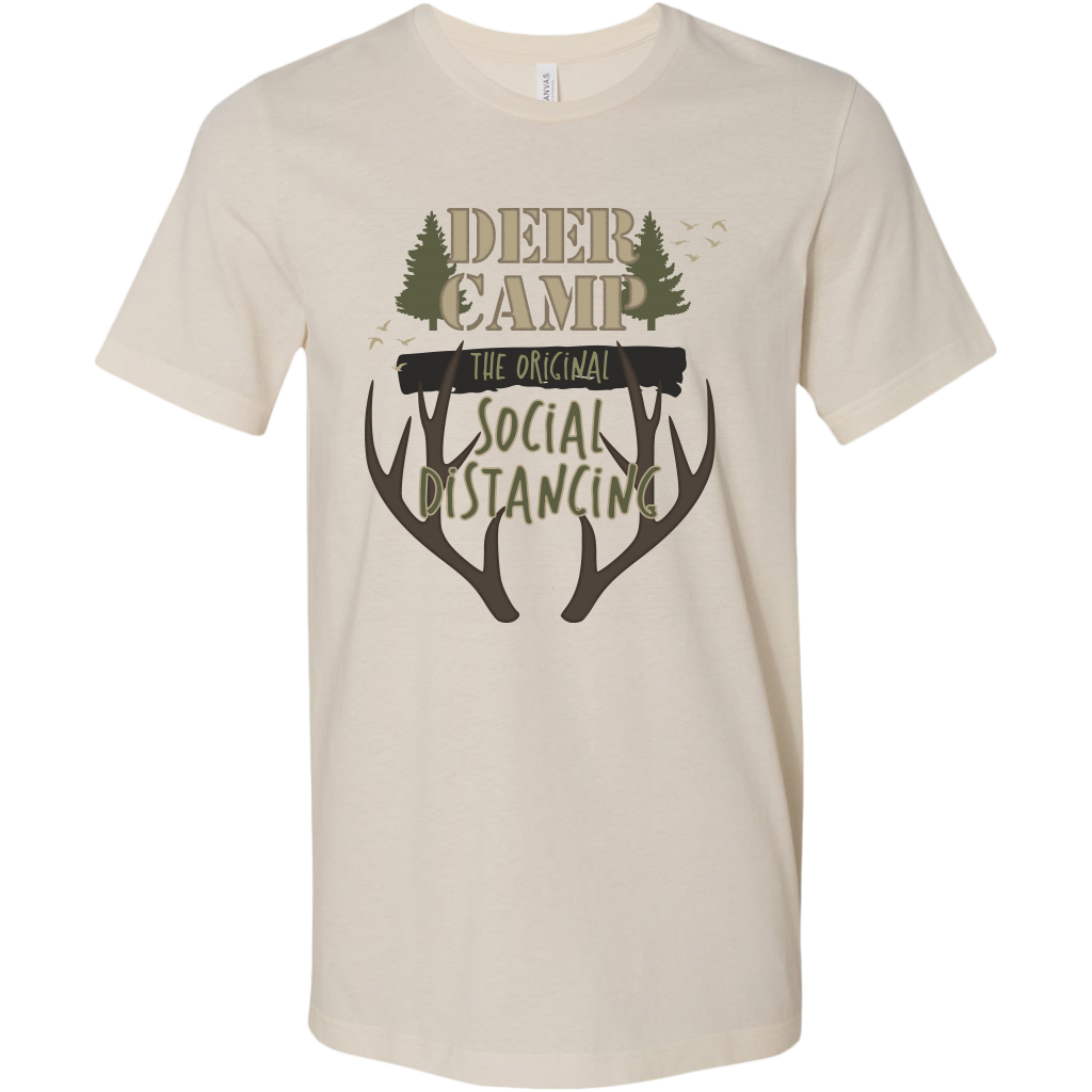 Deer Camp T-shirt | Upper Michigan Shirt | Deer Hunter Gift | Deer Camp The Original Social Distancing