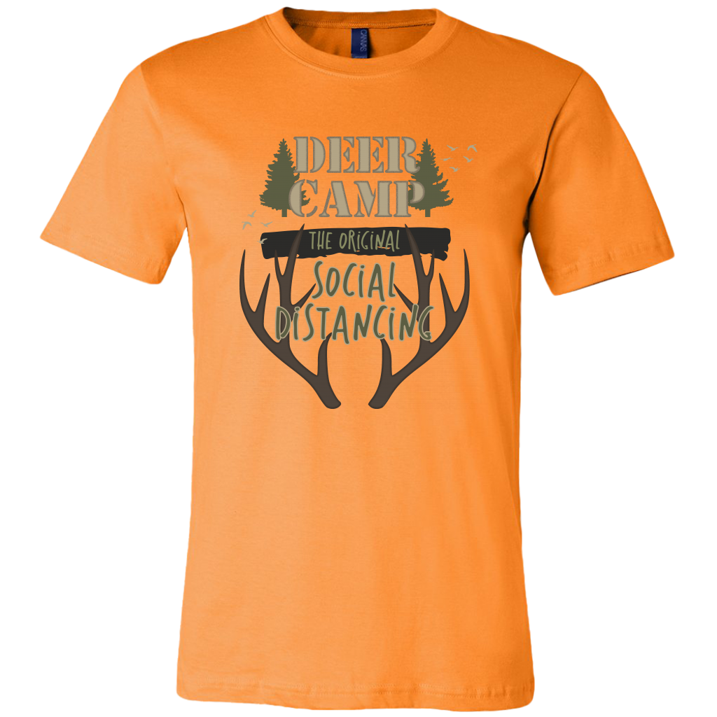 Deer Camp T-shirt | Upper Michigan Shirt | Deer Hunter Gift | Deer Camp The Original Social Distancing