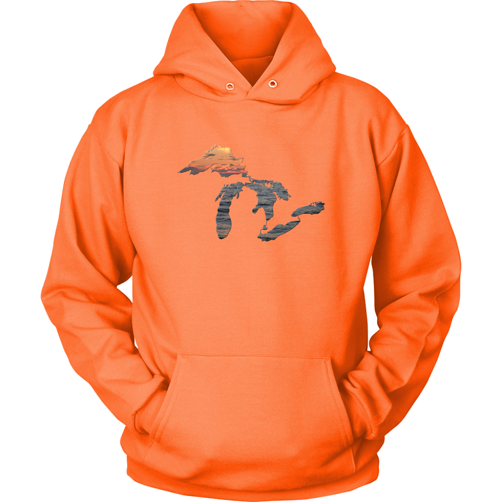 Great Lakes Hoodie | Midwest Hooded Sweatshirt | Michigan Hoodie | Unisex Pullover Hoodie