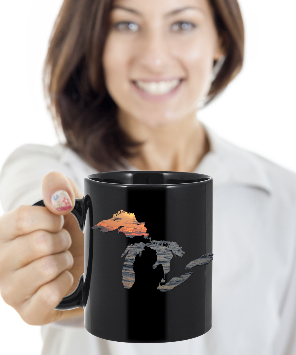 Great Lakes Coffee Mug - Sunset Over Water