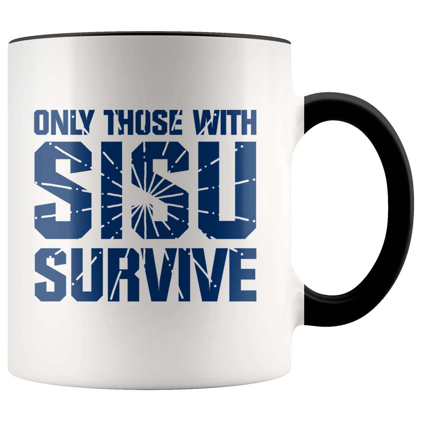 Finnish Sisu Mug | Gift for Finns | Only Those With Sisu Survive